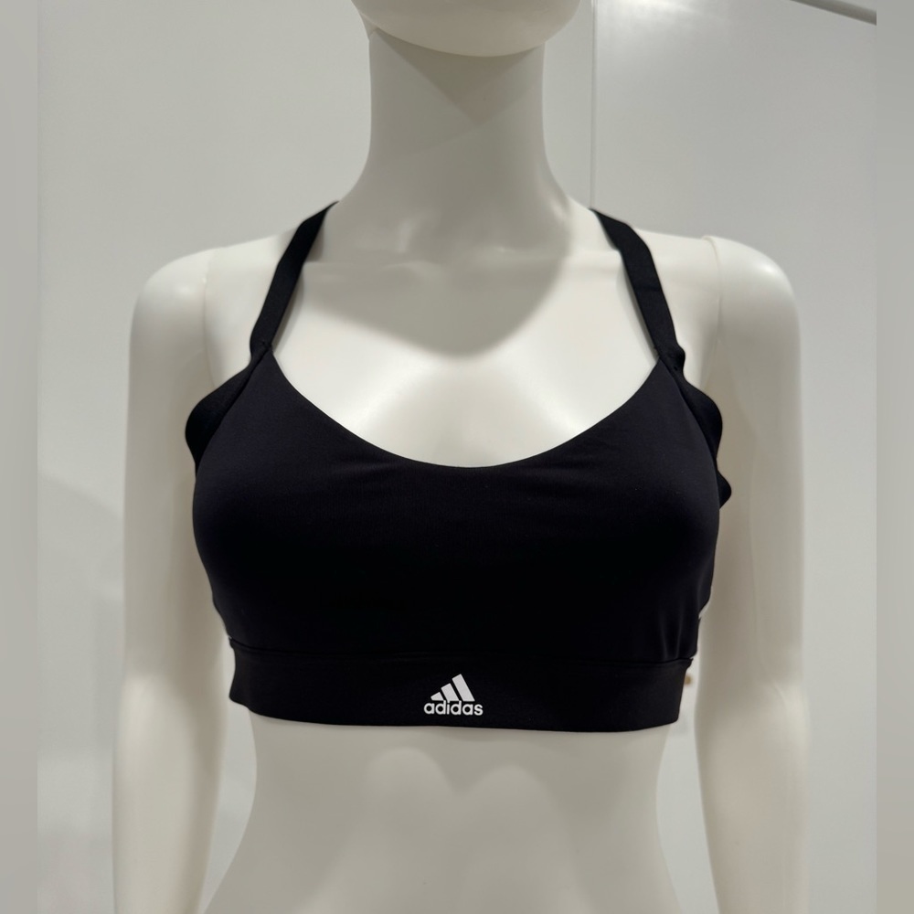 Adidas Race Back Sports Bra Size M Black